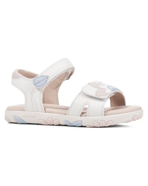 Sandales Haiti blanc/rose clair