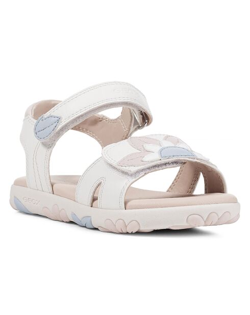 Sandales Haiti blanc/rose clair