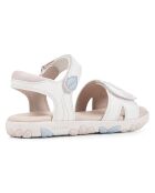 Sandales Haiti blanc/rose clair