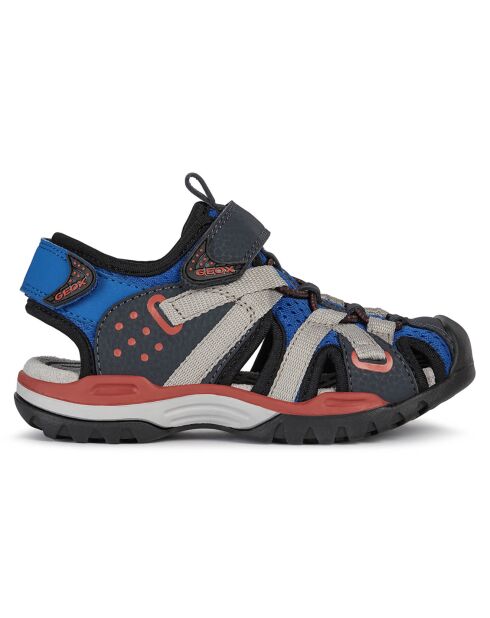 Baskets Borealis bleu royal/rouge