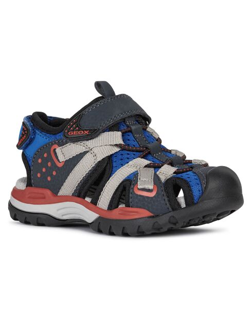 Baskets Borealis bleu royal/rouge