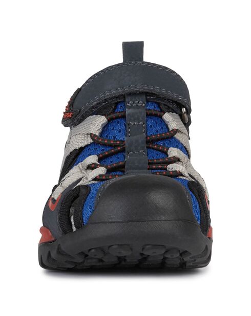 Baskets Borealis bleu royal/rouge
