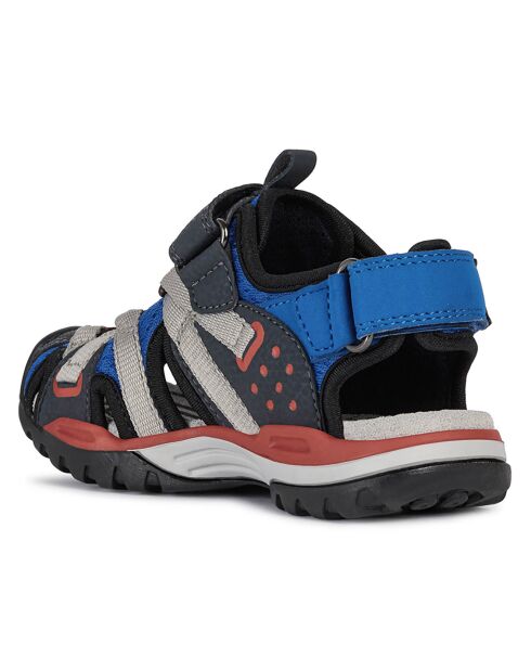 Baskets Borealis bleu royal/rouge
