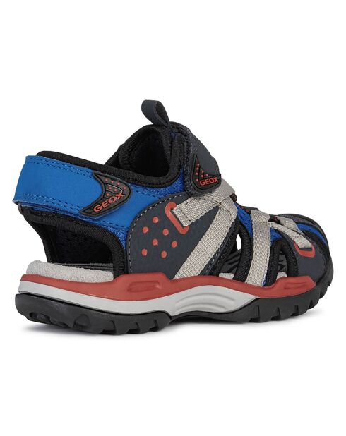 Baskets Borealis bleu royal/rouge