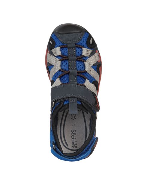 Baskets Borealis bleu royal/rouge
