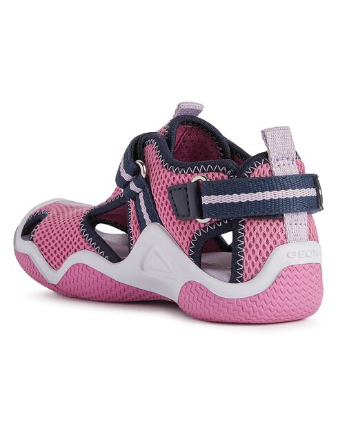 Baskets Wader fuchsia/bleu marine