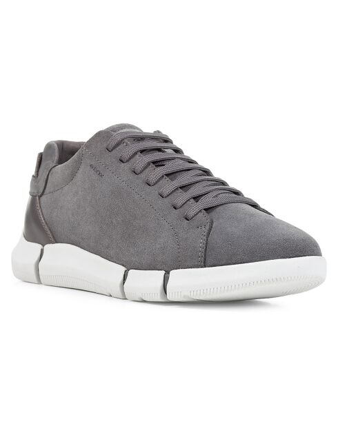 Baskets en Cuir Adacter pierre foncé