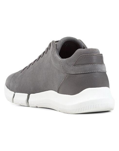 Baskets en Cuir Adacter pierre foncé