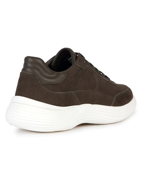 Baskets en Cuir Fluctis militaire