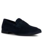 Mocassins en Velours de Cuir Sapienza bleu marine