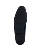 Mocassins en Velours de Cuir Sapienza bleu marine