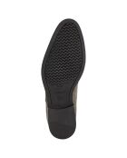 Richelieus en Velours de Cuir Hampstead gris colombe
