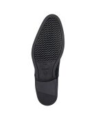 Richelieus en Velours de Cuir Hampstead bleu marine