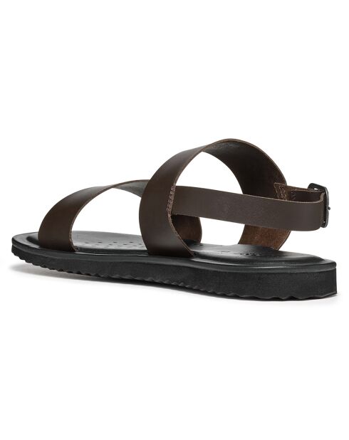 Sandales en Cuir Erice café