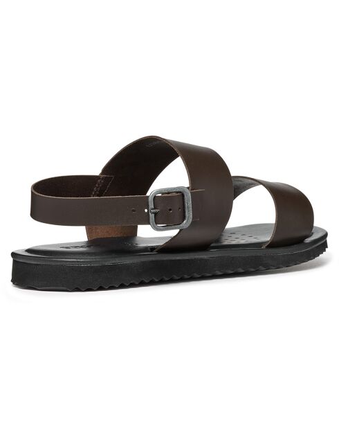 Sandales en Cuir Erice café