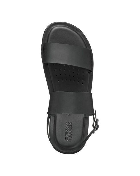 Sandales en Cuir Erice noires