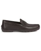 Mocassins en Cuir Moner café