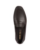 Mocassins en Cuir Moner café