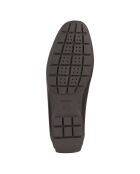Mocassins en Cuir Moner café