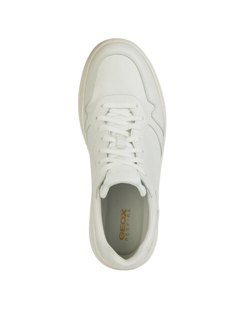 Baskets en Cuir Arvier blanches