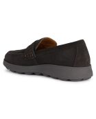 Mocassins en Velours de Cuir Spherica café foncé