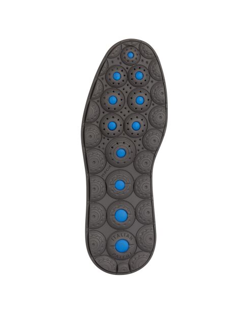 Mocassins en Velours de Cuir Spherica café foncé