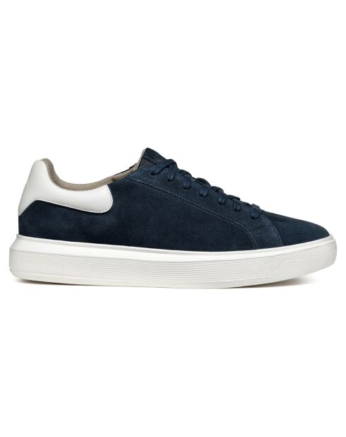 Baskets en Cuir Deiven bleu marine