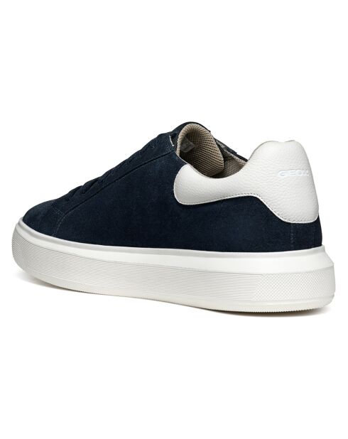 Baskets en Cuir Deiven bleu marine