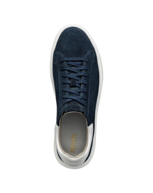 Baskets en Cuir Deiven bleu marine