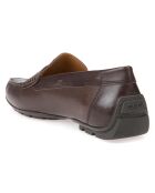 Mocassins en Cuir Moner chocolat