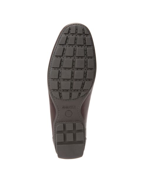 Mocassins en Cuir Moner chocolat