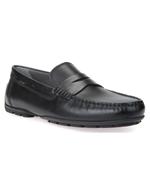 Mocassins en Cuir Moner noires