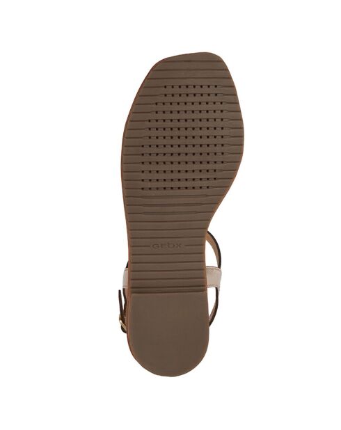 Sandali Sozy in pelle oro/argento