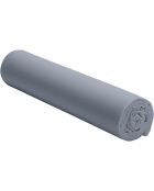 Drap Housse uni 100% Percale de Coton - Bonnet 30 cm bleu forever