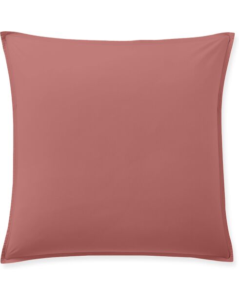 Taie D'oreiller 100% Percale de Coton vieux rose