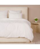 Housse de Couette 100% Gaze de Coton Lavé blanc pur