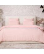 Housse de Couette 100% Gaze de Coton Lavé rose lotus