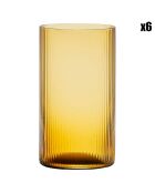 6 Gobelets Champart ambre - 55cl