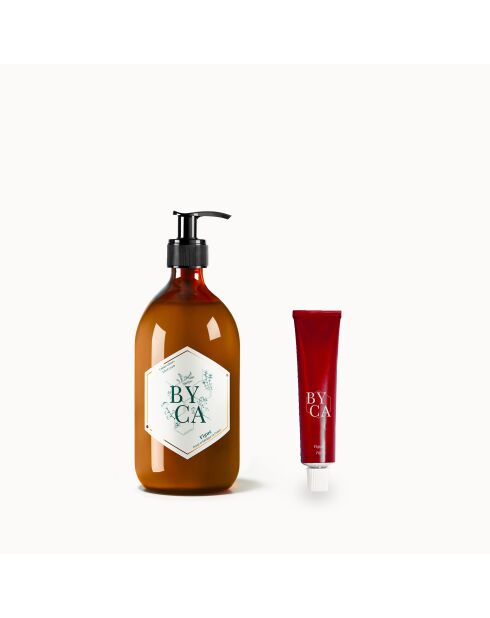 Velvet Cream Duo — 480 ml Glasflasche und 30 ml Tube — Feigenduft
