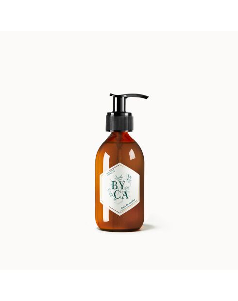 Savon exfoliant - Flacon en verre 280ml - Senteur Bois de cadier