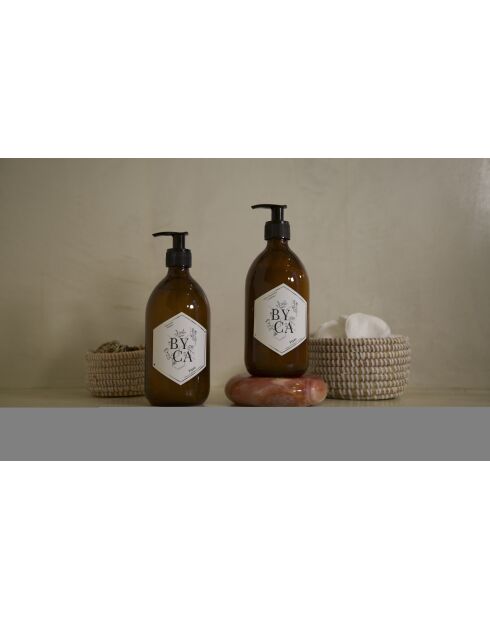 Dúo de champú y acondicionador, botella de vidrio de 480 ml, aroma a madera de Cadierwood