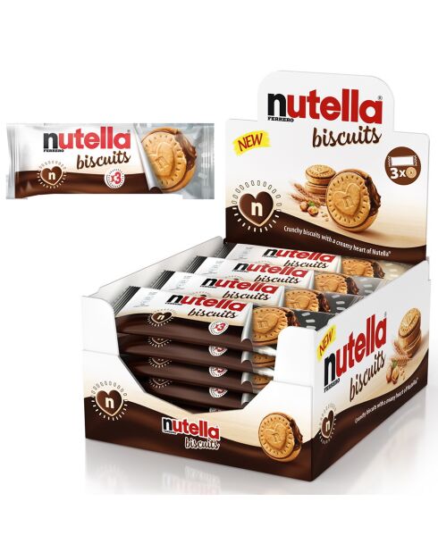 Packung mit 28 Nutella-Schoko-Keksen 28x41,4 g