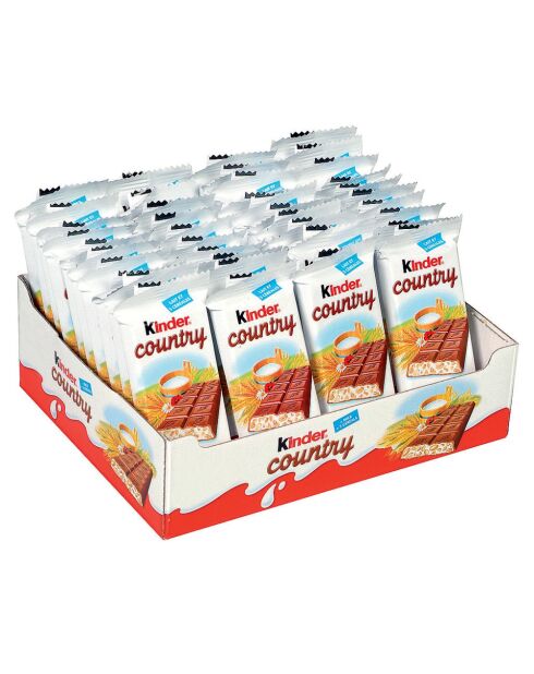 Boîte de 40 Kinder Country 40x23 gr