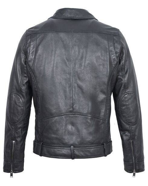 Veste en Cuir Buenos noire