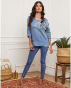 Top Johnson bleu jeans
