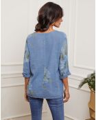Top Johnson bleu jeans