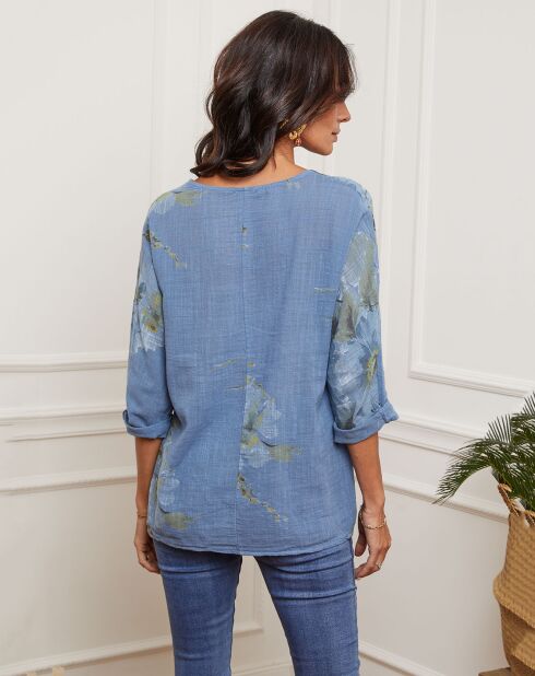 Blauwe jeanstop van Johnson