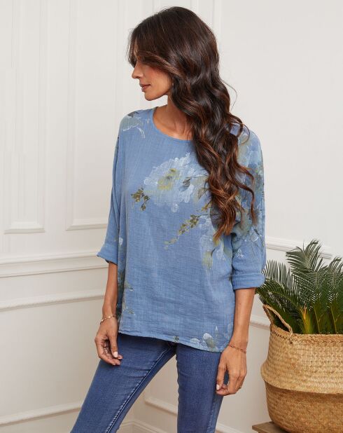 Blauwe jeanstop van Johnson