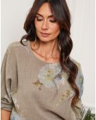 Top Johnson taupe