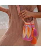 Sac porté épaule Mini Cartagena multicolore - 18x8 cm